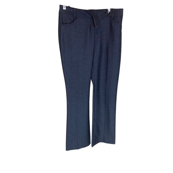 The Limited Blue Faux Denim Careerwear Job Attire Dress Slacks - Picture 1 of 4